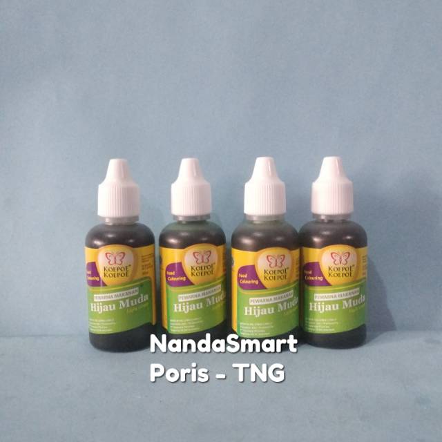 

Pewarna Hijau Muda 30ml cap koepoe-koepoe