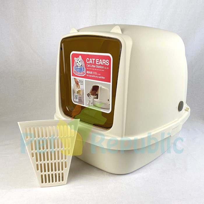 PBC17 Litter Box Kucing CATIDEA CL101 Cat Litter Station CAT EARS