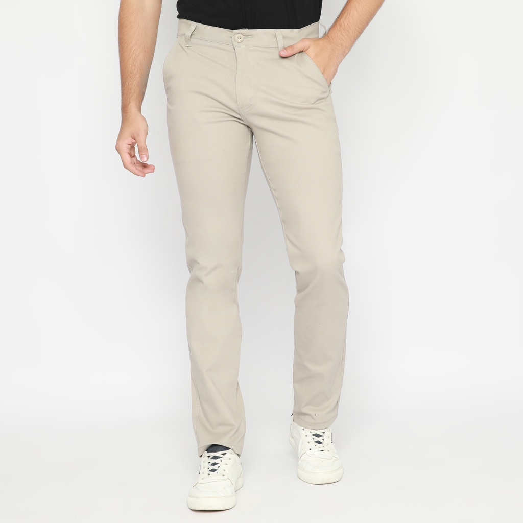 FICHINO Chino Pants Roland Beige Slim Fit - Bellevue Series