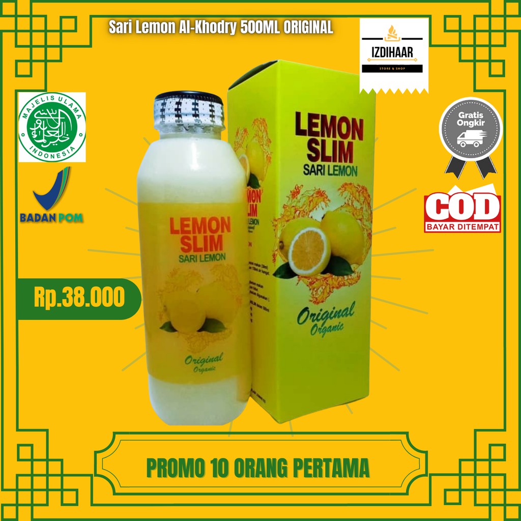 

Sari Buah Lemon Perasan Lemon Asli / Sari Lemon Al-Khodry