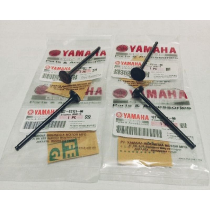 PAYUNG KLEP/KLEP SET JUPITER MX OLD MX NEW VIXION OLD VIXION NEW 1S7 4PCS (SEPASANG )