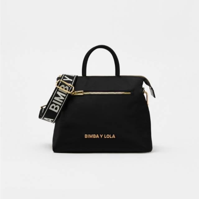 Bimba Y Lola Original (M Black Tote Bag Logo)