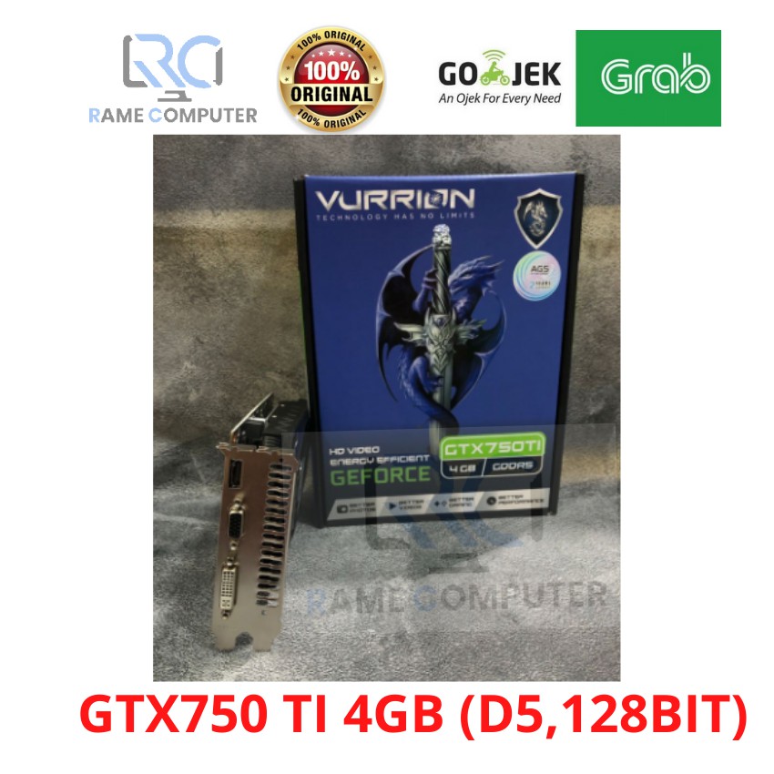 VURRION VGA Gtx750TI Ddr5 4gb 128Bit GTX 750Ti