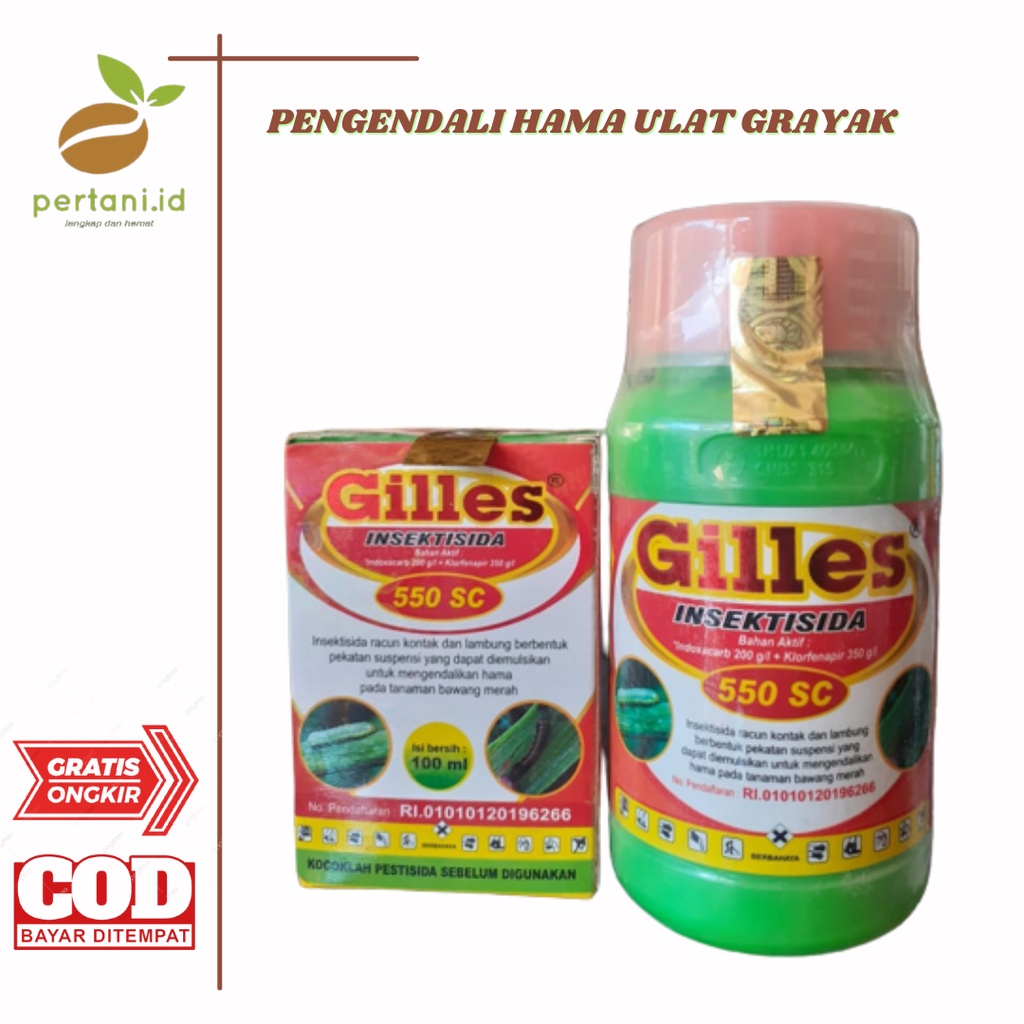 Insektisida GILLES 500SC- PENGENDALI ulat grayak (oblivion) bawang merah