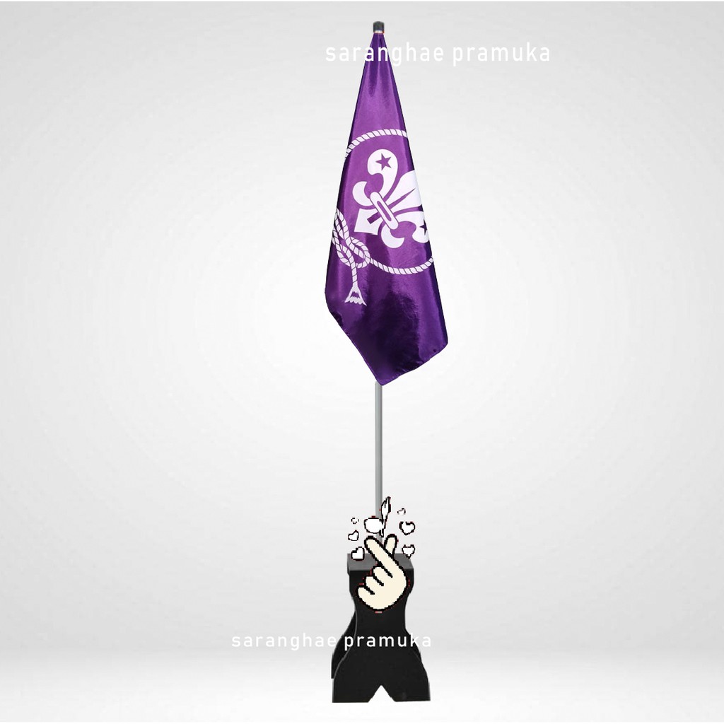 Bendera Pramuka Wosm Pandu Dunia Ukuran Kecil