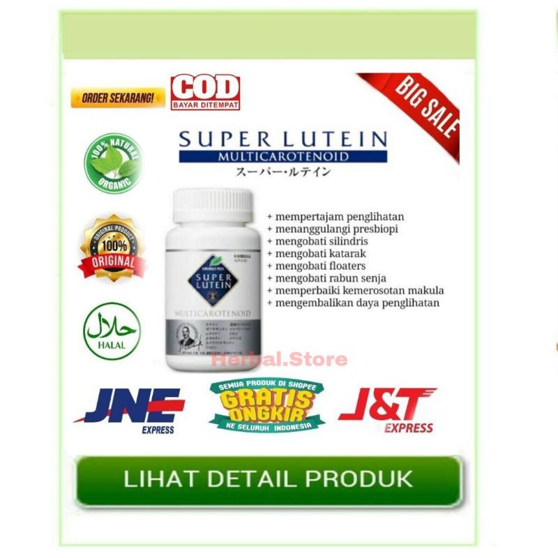 S Lutein Asli Super Lutein 100 Softgel Lutein Natural Plus