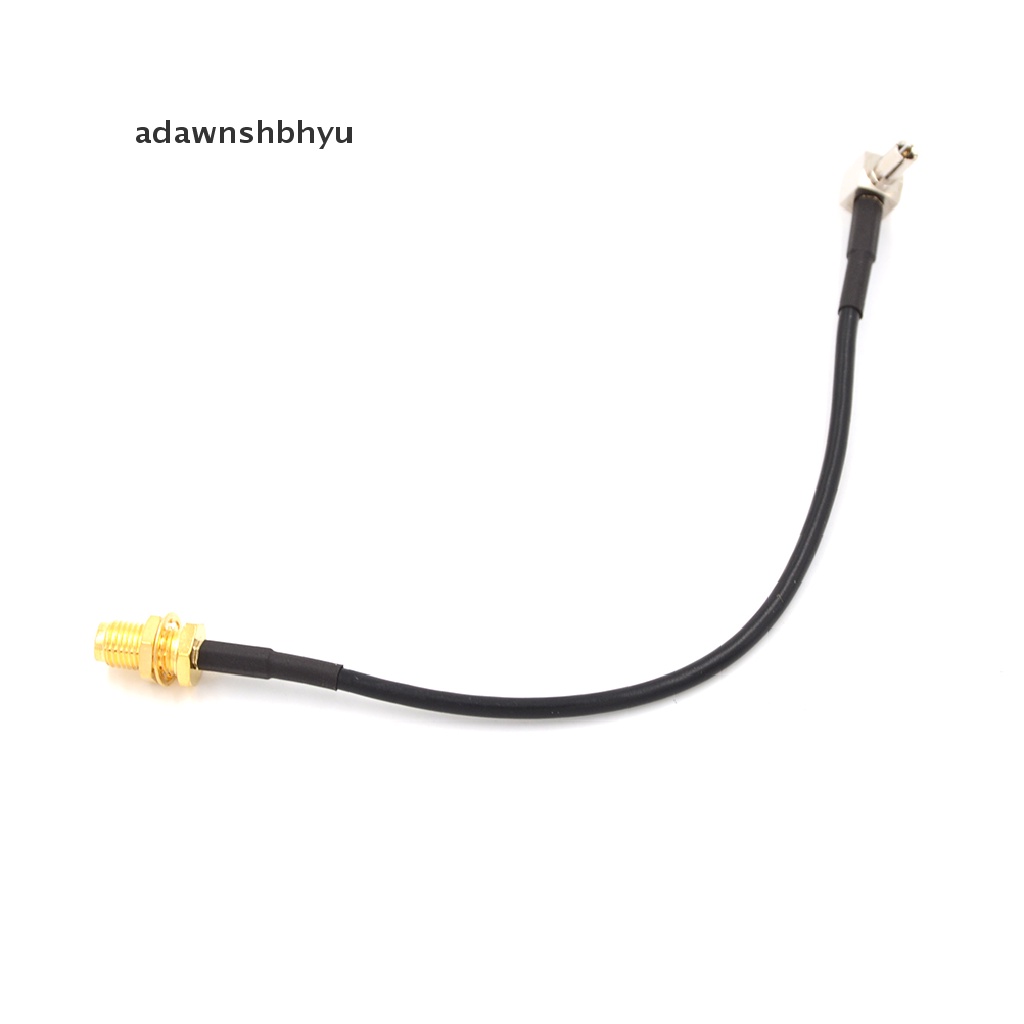 Adawnshbhyu TS9 Male Right Angle Kuncir Kabel Coaxial Antena SMA Female Jack