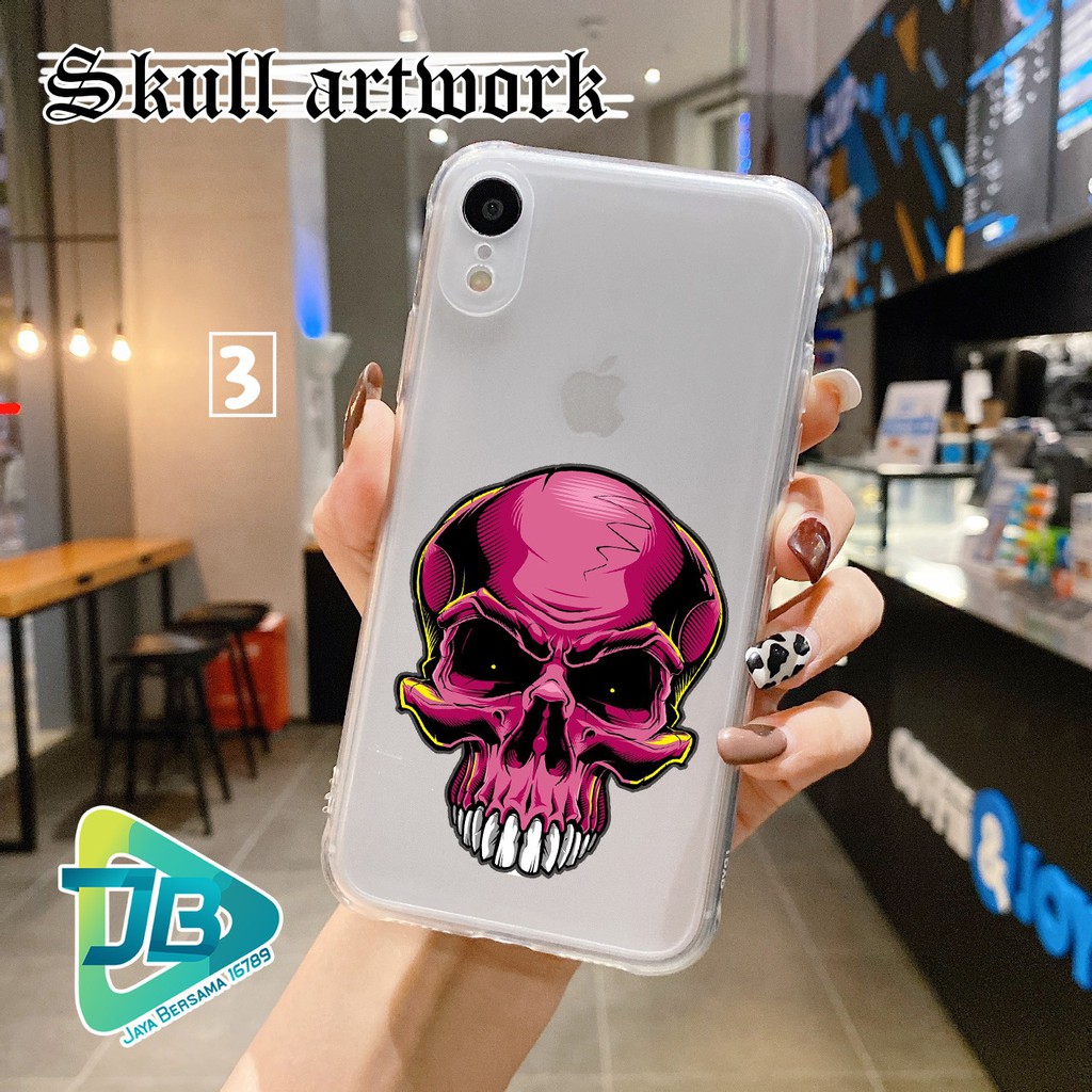 SOFTCASE CHOICE SKULL ARTWORK SAMSUNG J2 GRAND PRIME J4+ J7 A01 CORE A10 A10S A11 M11 JB3943