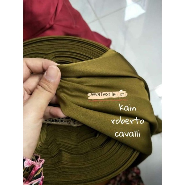 Kain SATIN VELVET PREMIUM by Roberto cavali / Satin Velvet / roberto silk / satin roberto / devatex