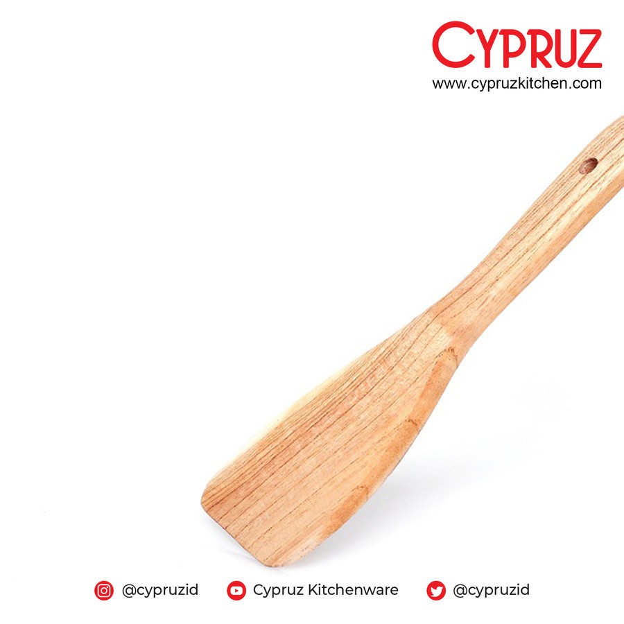 Centong Nasi Kayu Mahoni Produc Cypruz AM-0599 Rice Spoon