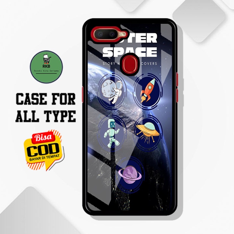 RKB Case - Case OPPO A5s A12 A11K A7 A3S A1K [Nasa]  - Fashion Case - Case Terbaru - Case Termurah -