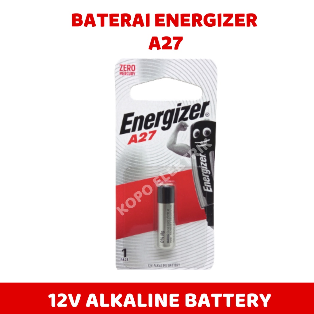 Batre / Batere / Baterai A27 Energizer Alkaline Original