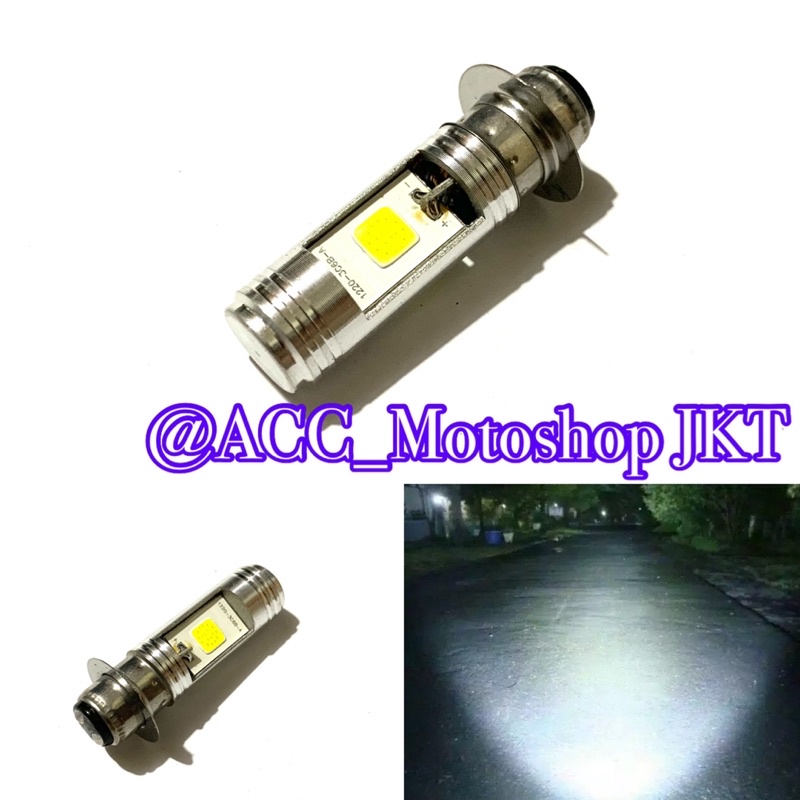 Lampu Depan Led 2Sisi H6  Arus DC Universal Bebek Matik H6 AC DC (TSS)