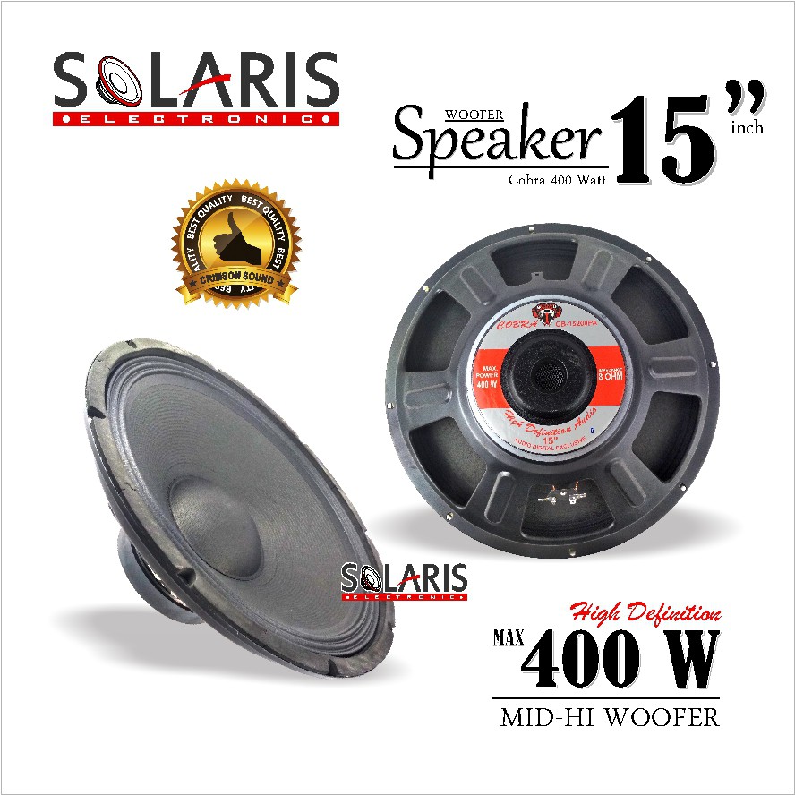 SPEAKER 15 Inch 400 Watt COBRA CB-15200 PA