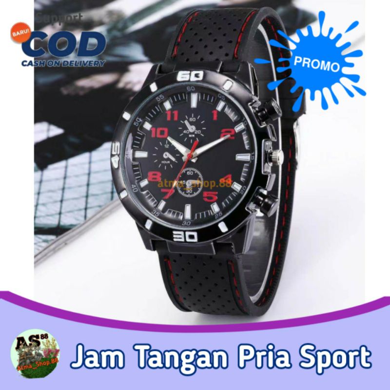 Jam Tangan Pria Wanita Sport Chrono Analog Model Casio G shock mirip Led Digital Belum Anti Air Korea Kekinian Terlaris Promo Murah bisa Cod Porogapit.id