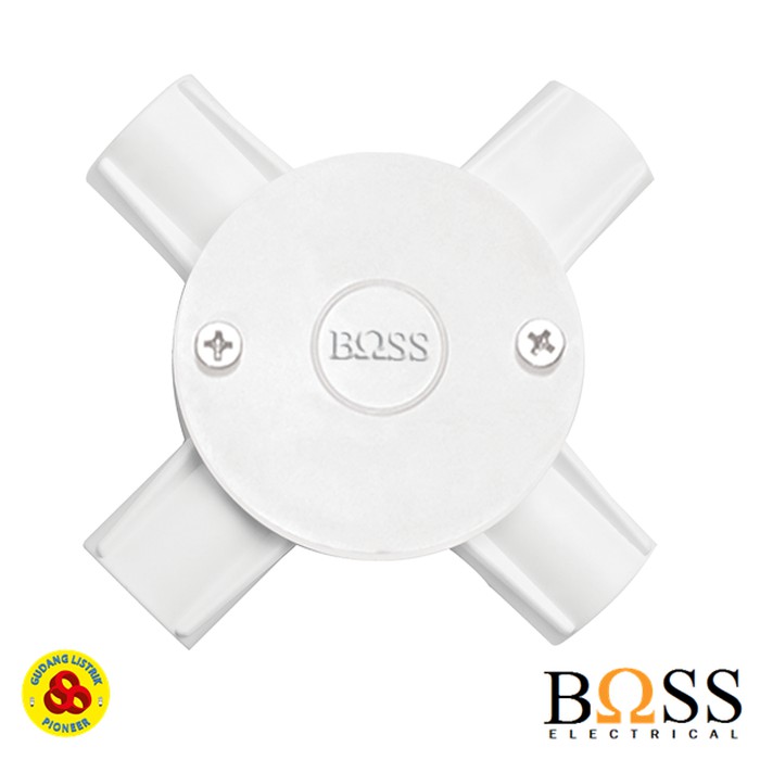 BOSS TDUS CABANG 4 PUTIH 20MM / CROSS DUS C4 WHITE