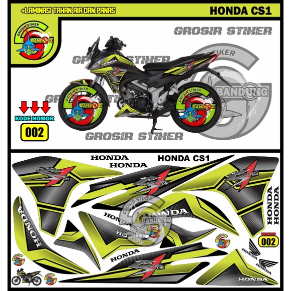STRIPING STIKER MOTOR VARIASI HONDA CS1