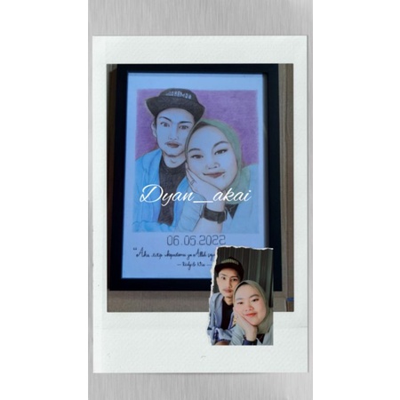 [ OPEN COMMISSION ] JASA GAMBAR SKETSA WAJAH tradisional bisa untuk kado A4