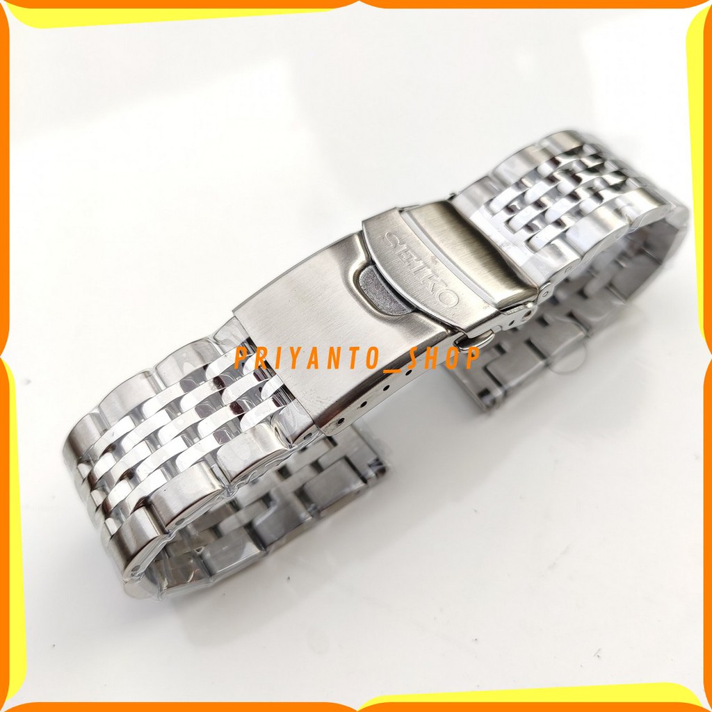 Srap Tali Jam Tangan Rantai Seiko 316L Stainless steel solid 22mm For Seiko watch