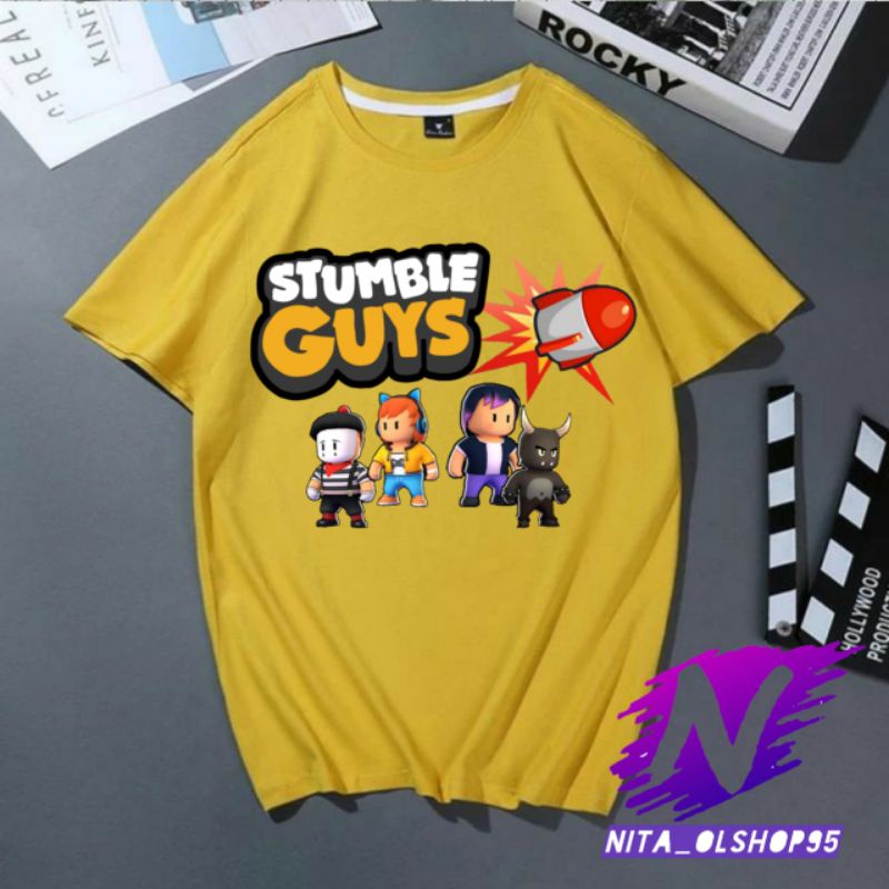 baju stumble guys kaos anak stumble guys roket terbaru