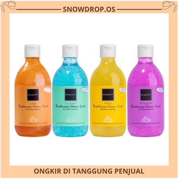 SCARLETT WHITENING - Shower Scrub Scarlett - Sabun Mandi Scarlett