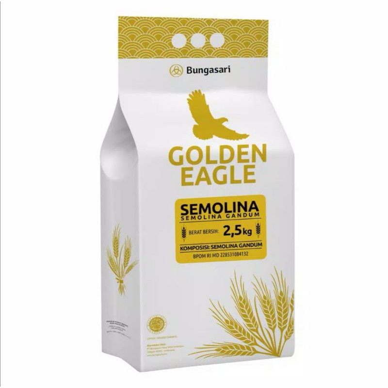 

Tepung Gandum Semolina Golden Eagle 250gram