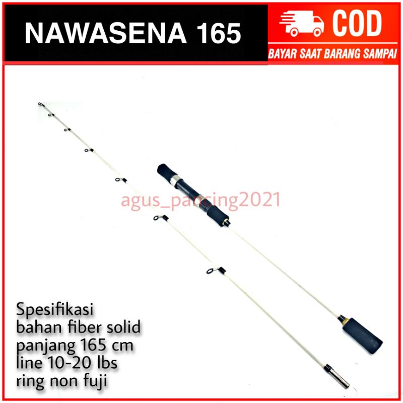 Joran Jig Jigging Ajiro Nawasena 165cm