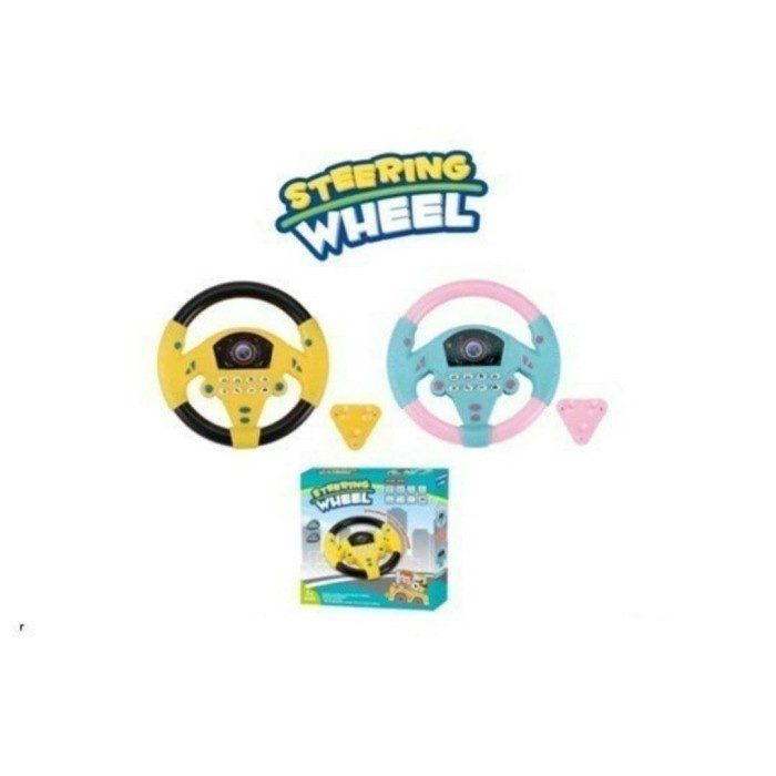 GGbell Mainan Anak Steering Wheel Musical Children Toy