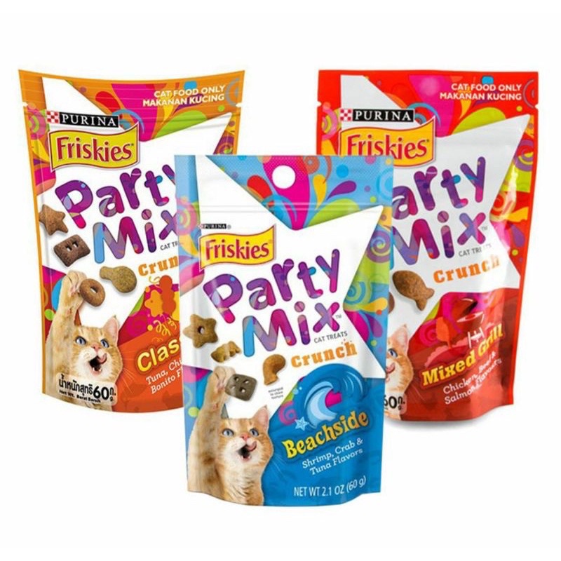 Snack Kucing Friskies Party Mix