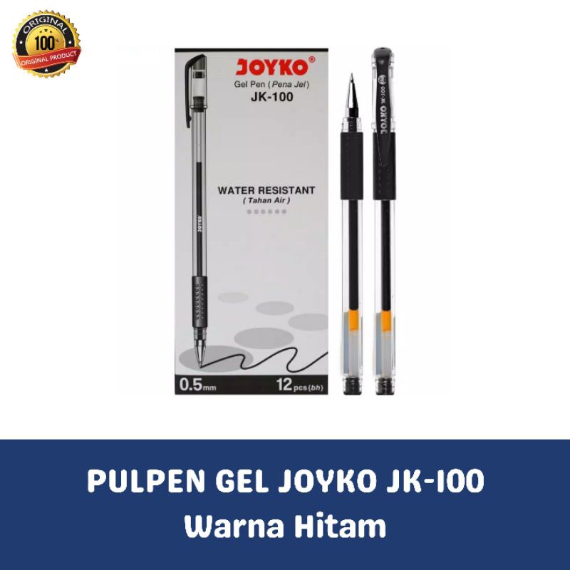 

Joyko Pen JK-100 / Gel Pen / 0.5MM ( 12 Pcs )