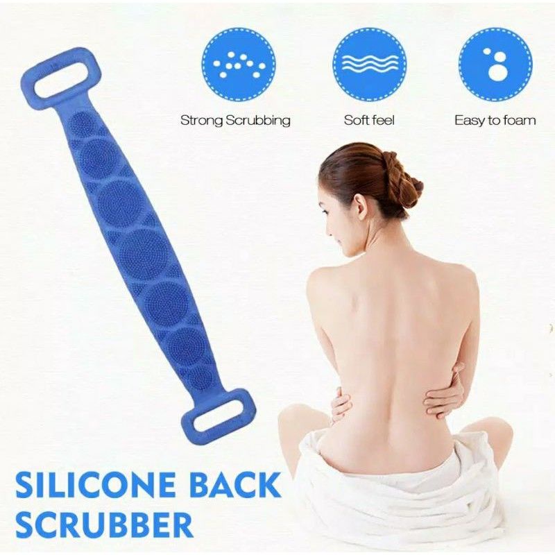 Sikat Punggung Badan Scrubber  Alat Gosok Punggung Sikat mandi Pengangkat Daki Punggung