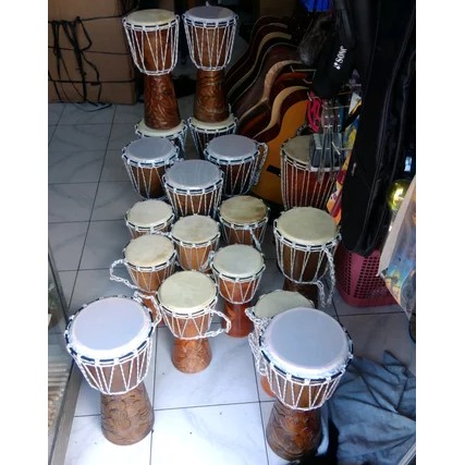 nw39ka Alat Music Jimbe Marawis reegee ukuran 30cm