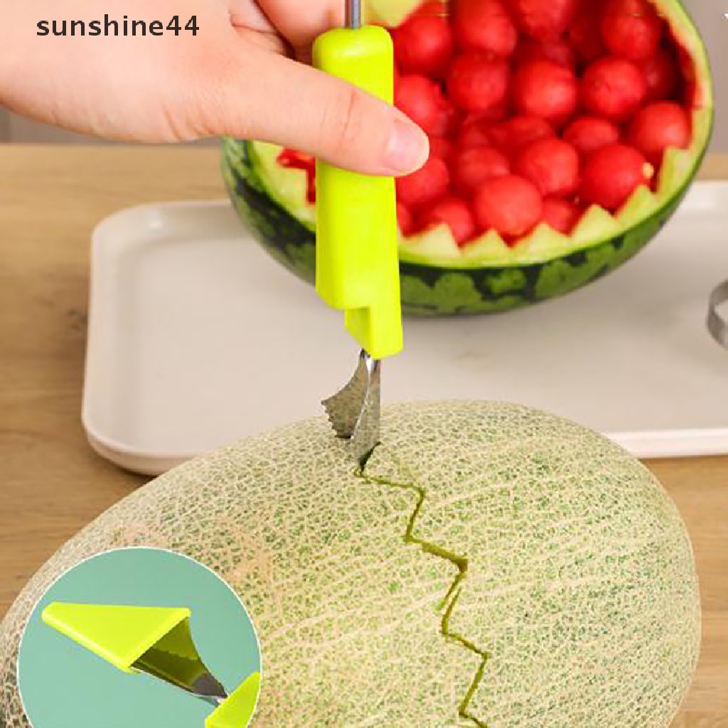 Sunshine 3 In 1 Sendok Scoop Pemotong Semangka Untuk Dapur