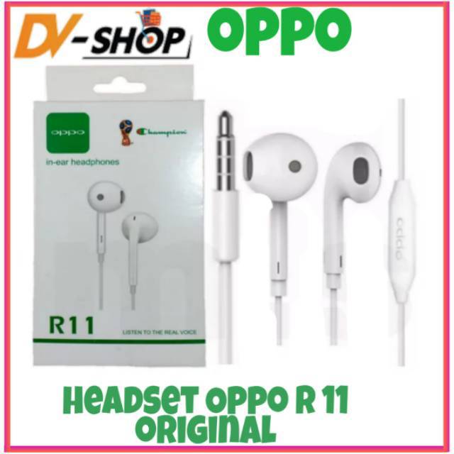 HEADSET OPPO STEREO R9 R11