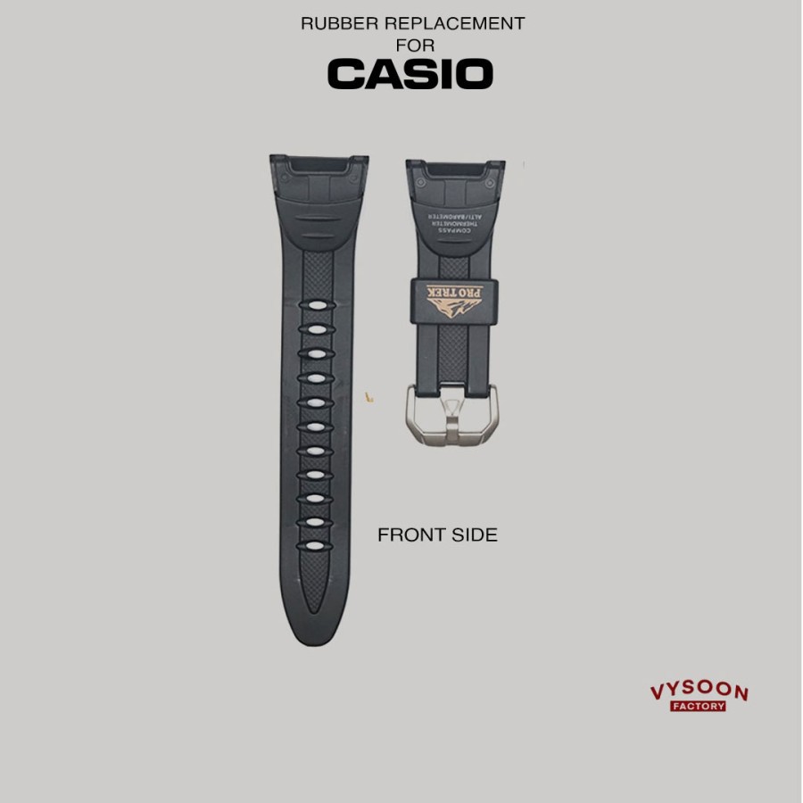 Strap Tali Karet Rubber Casio Original Pengganti PRG-50 PRG50 PRG 50