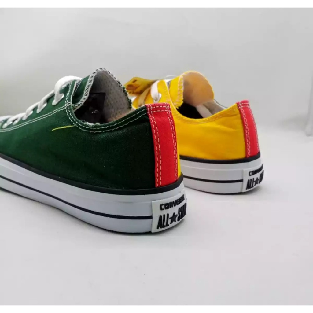 Great Price Sepatu All Star Converse Chuck Taylor Lunarlon Hijau Army Combi Kuning