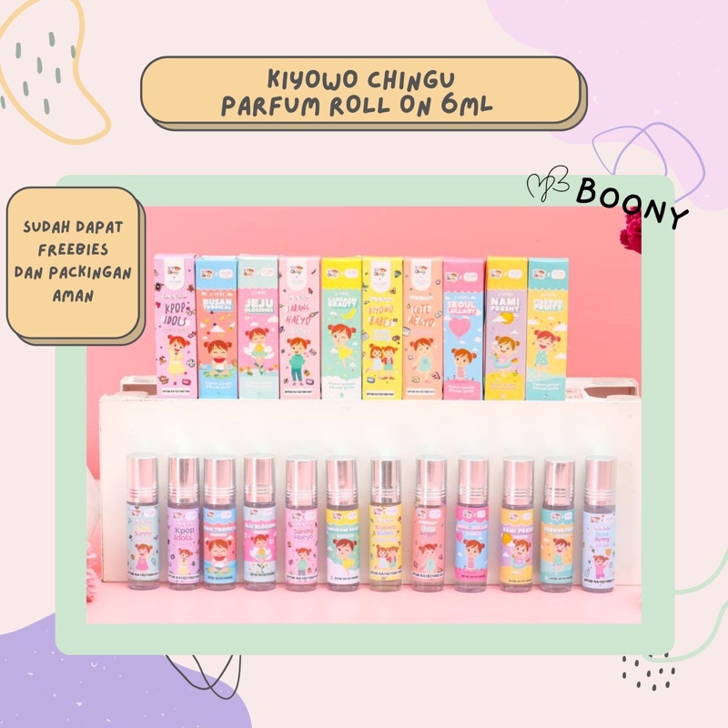 Parfum Kiyowo Chingu Roll On 6ml | Parfum Chingu by Kiyowo Yeppu Yeppu | Holigrels