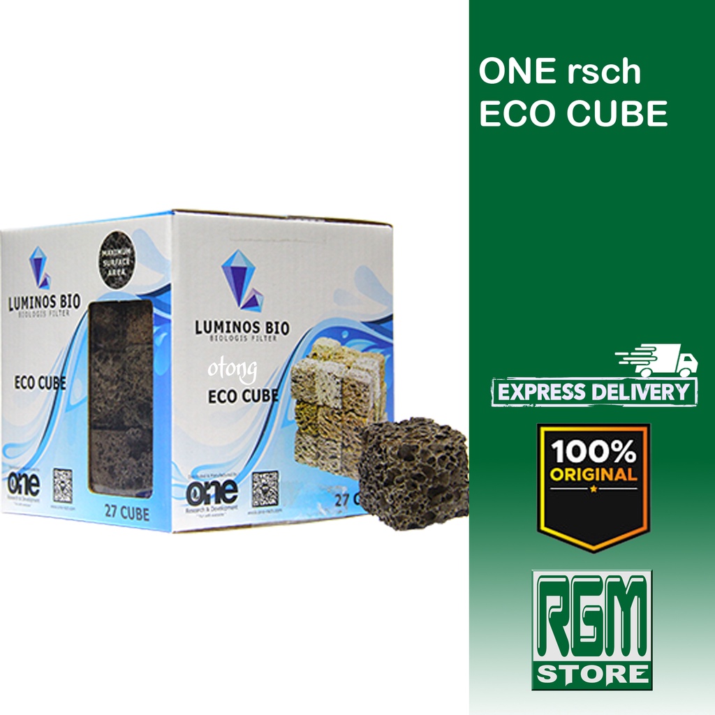 LUMINOS BIO MEDIA FILTER BIOLOGIS ECO CUBE SLICE BLOCK AQUARIUM