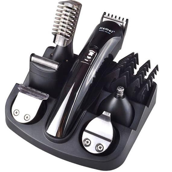 Talacukur- Kemei Km 600 Alat Cukur Rambut 6 In 1 Multiclipper And Shaver Komplit -Asli