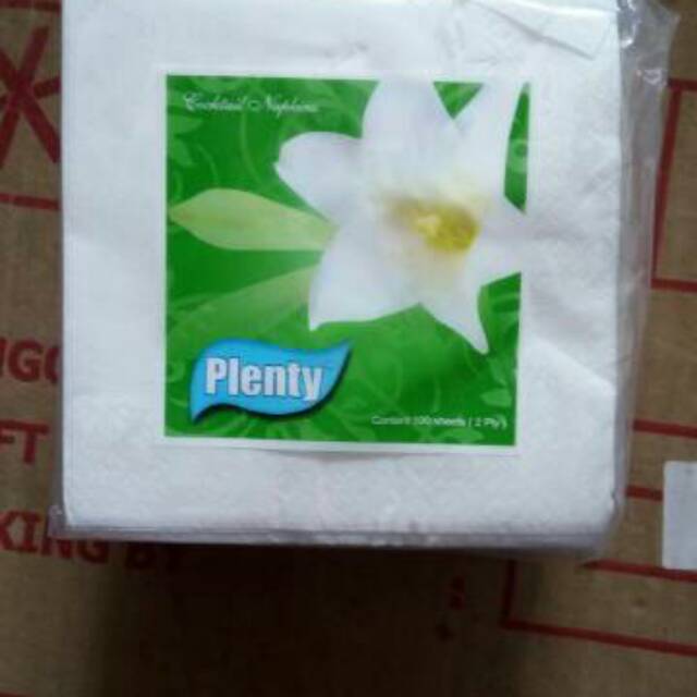 Tisu cocktail | Tissu cocktail | Tissue cocktail napkin | Tissu kotak