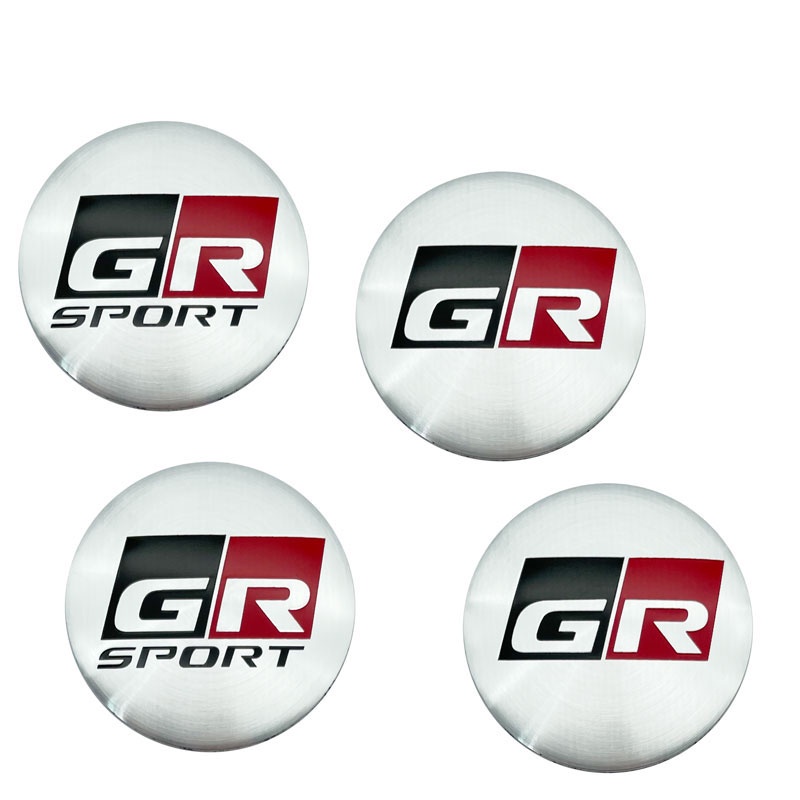 4pcs Stiker Emblem Logo GR Sport Untuk Mobil Toyota TRD Sport C-HR RAV4 Camry Corolla