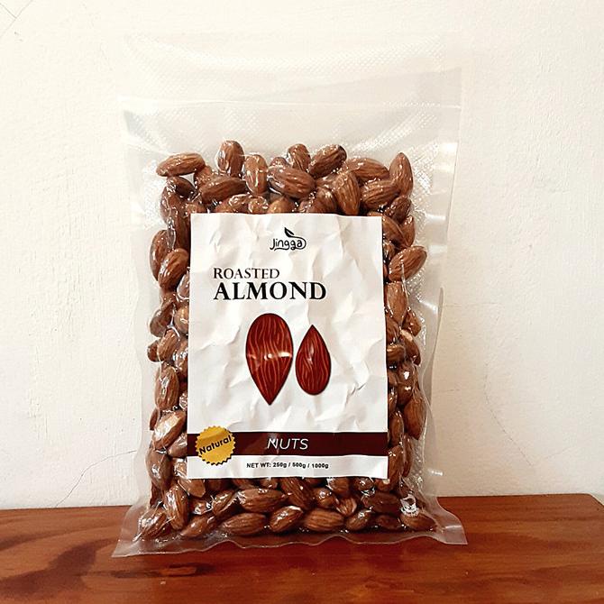 

Roasted Almond / Kacang Almond Panggang Snack Sehat 250gr
