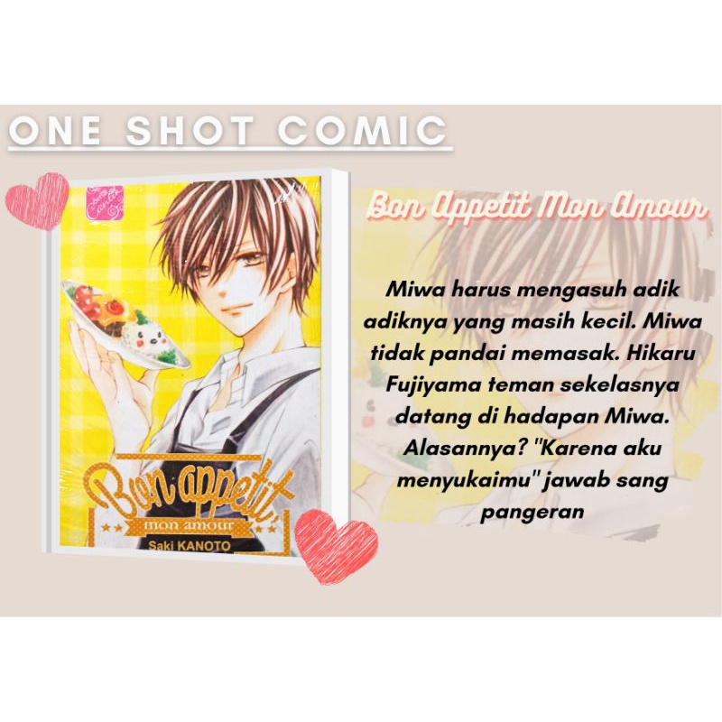 Komik One Shot Langsung Tamat Bon Appetit Mon Amour By Saki Kanoto