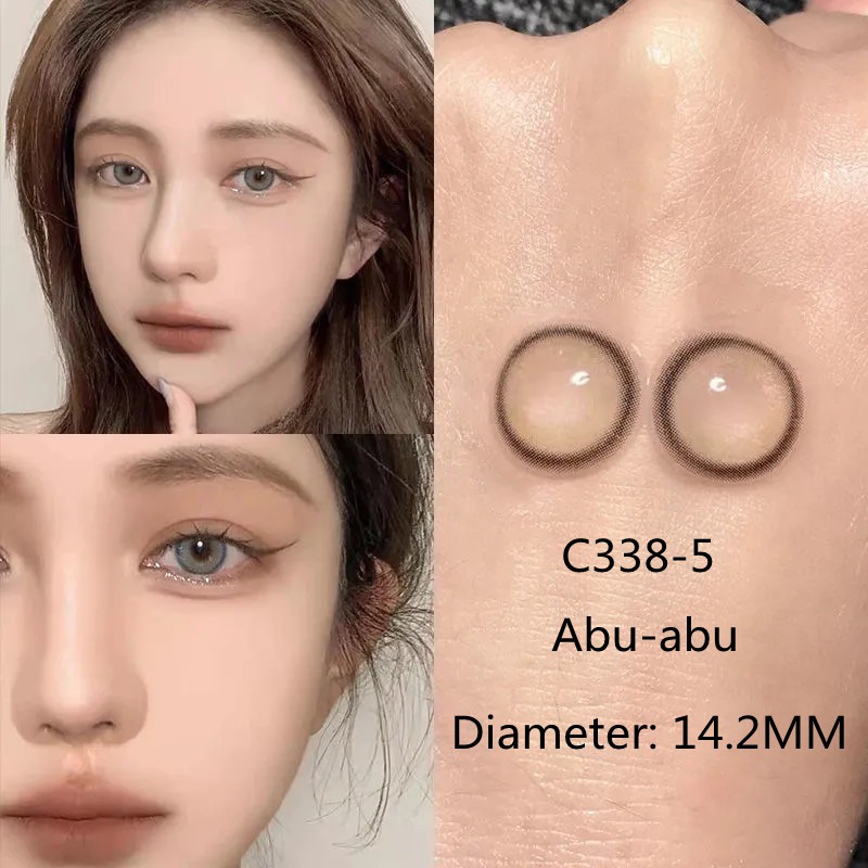 （COD）1 pasang lensa kontak berwarnasoftlens matasoftlenscairan softlenssoftlens dubai