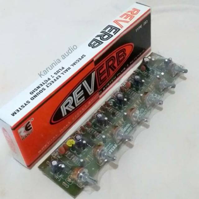 Kit Echo REverb 7 potensio