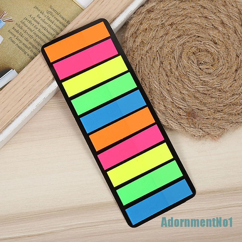 [AdornmentNo1]Colored Memo pad Lovely Sticky Paper Post it Note School Office Supplies