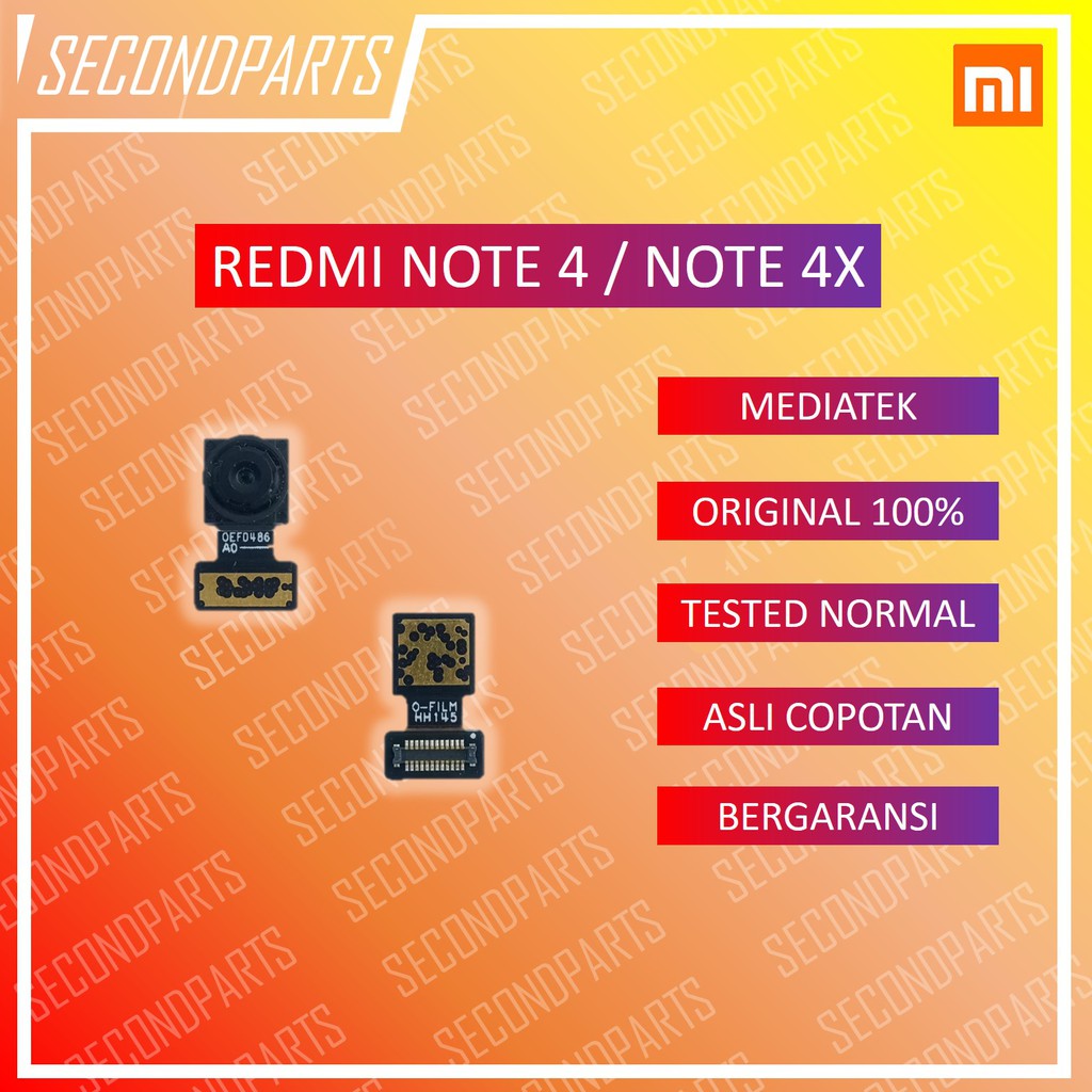 KAMERA DEPAN XIAOMI REDMI NOTE 4 NOTE 4X MEDIATEK ORIGINAL COPOTAN