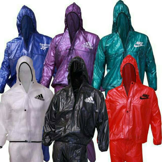 Saku belakang Jas hujan sauna suit adidas BEST BE