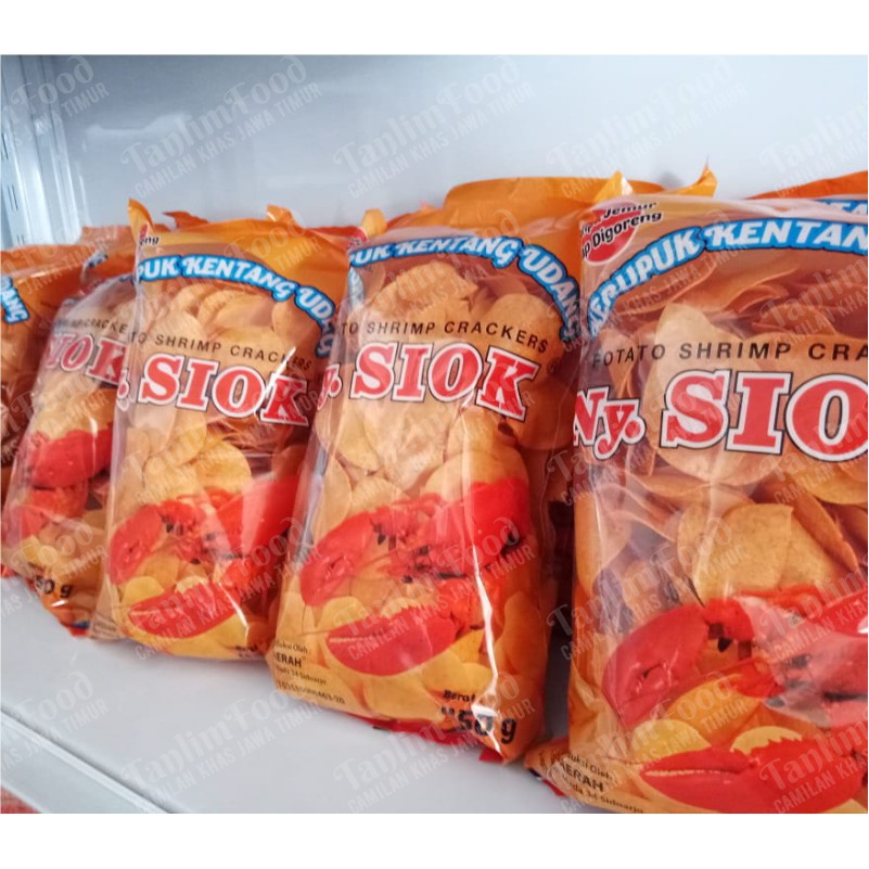 Kerupuk / Krupuk Kentang Udang Ny. Siok 450gr - TanlimFood