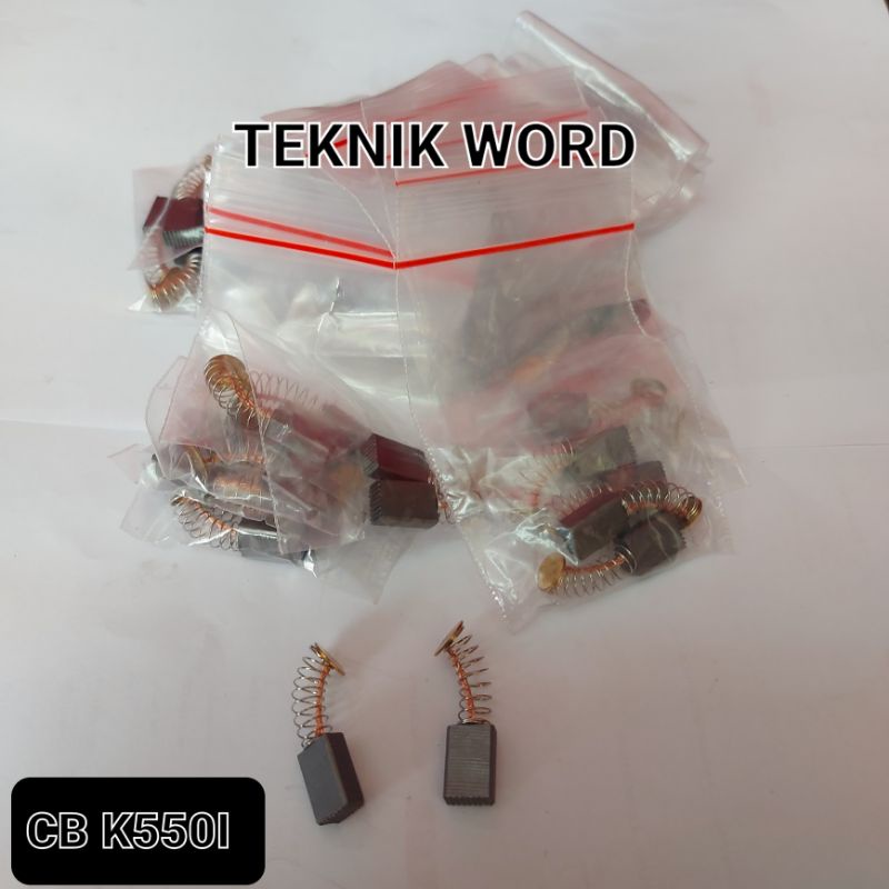 CARBON BRUSH K550I/ CARBON BRUSH GERINDA TANGAN K550I ARANG GERINDA TANGAN KYUHO K550I